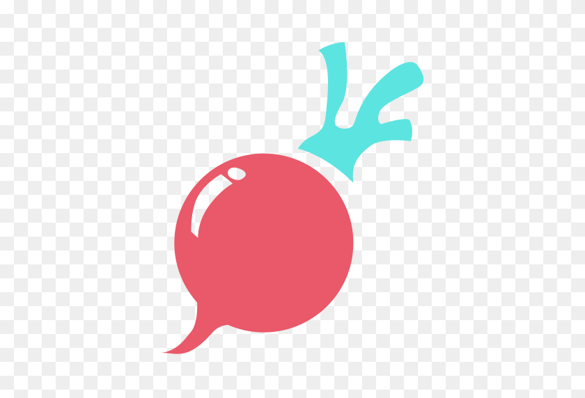 512x512 Radish, Multicolor, Lovely Icon With Png And Vector Format - Radish PNG