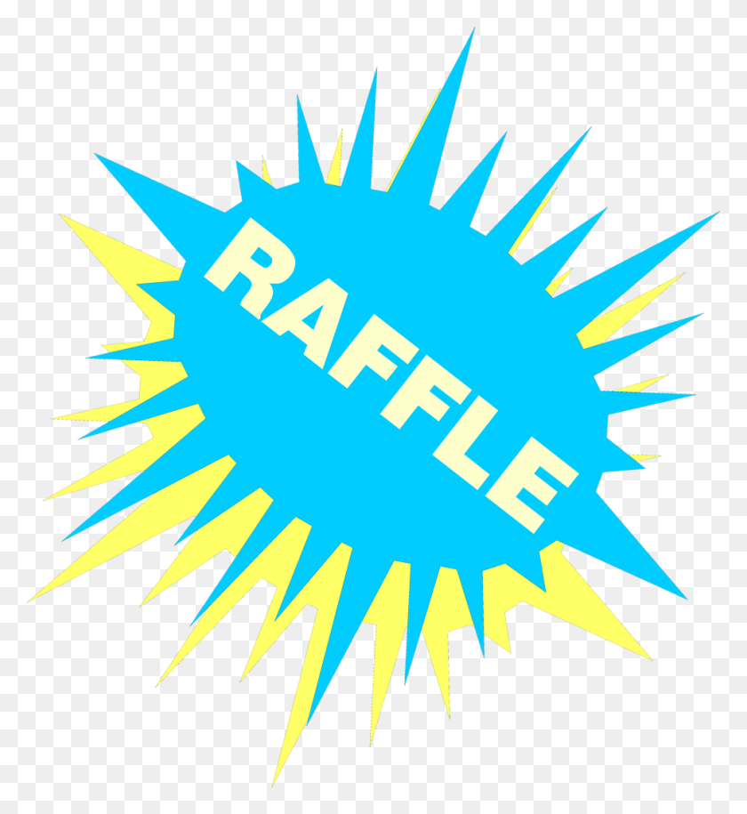 958x1051 Raffle Free Stock Photo Illustration Of A Blue And Yellow - Yellow Splash PNG