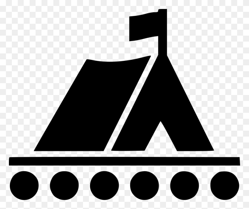 980x810 Raft Float Ship Tent Camp Png Icon Free Download - Raft PNG