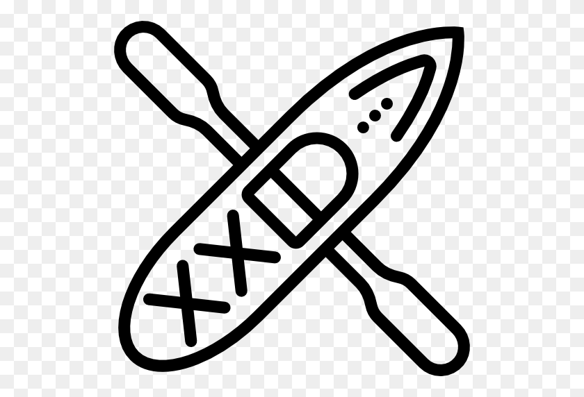 512x512 Rafting Icon - Raft Clipart Black And White