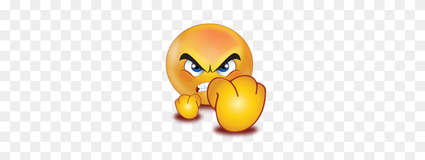 256x256 Rage Boxing Emoji - Rage Clipart