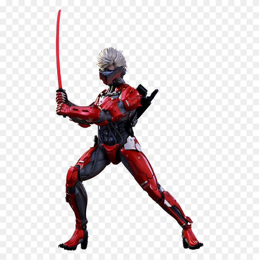 480x781 Raiden Hot Toy Metal Gear Solid Hot Toy Popcultcha - Metal Gear Solid Png