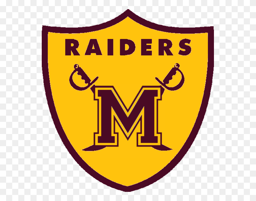 565x600 Raiders Logo Yellow With M Free Images - Raiders Clipart