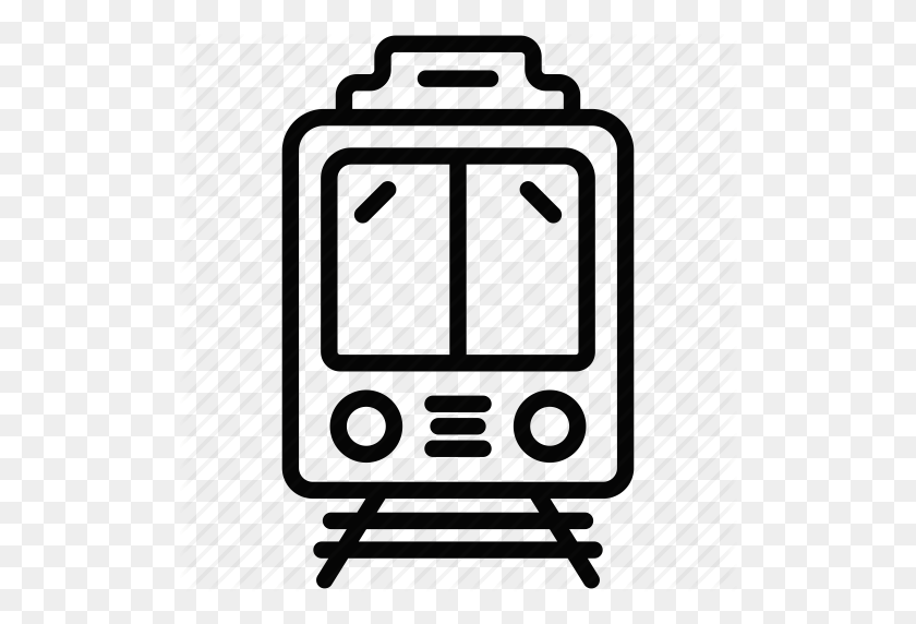 512x512 Rail Bus, Rail Transport, Railway Station, Railway Track, Tran - Railroad Tracks Clipart