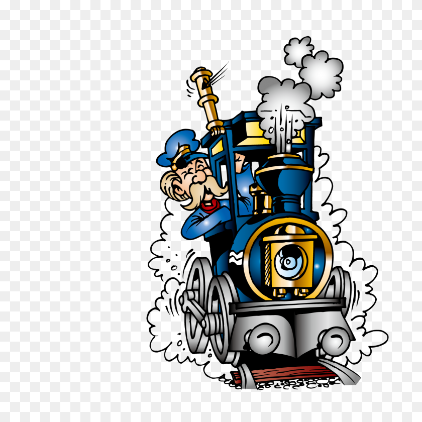 1500x1501 Rail Road Engineer Clipart Clip Art Images - Steam Train Clipart