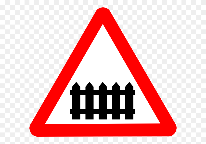 600x527 Rail Roadsigns Clip Art Free Vector - Fork In The Road Clipart