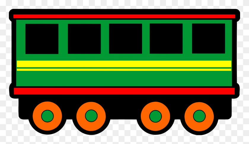1367x750 Rail Transport Passenger Car Train Classic Clip Art Free - Railway Clipart
