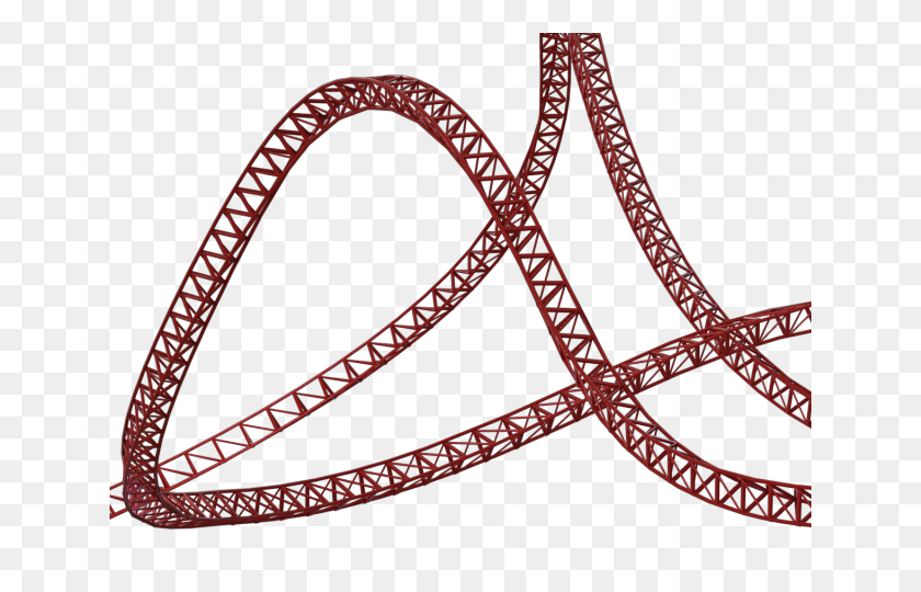 640x480 Railroad Tracks Clipart Roller Coaster Track - Track Clip Art
