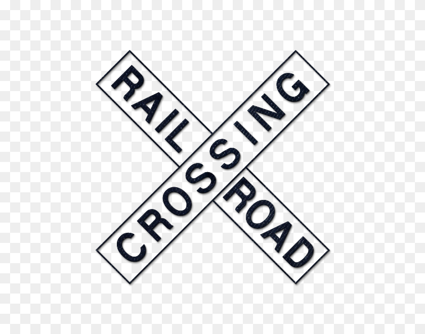 600x600 Railway Station Clipart Railroad Crossing Sign - Railway Clipart