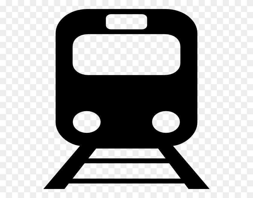 552x599 Railways Clipart Metro Train - Train Caboose Clipart