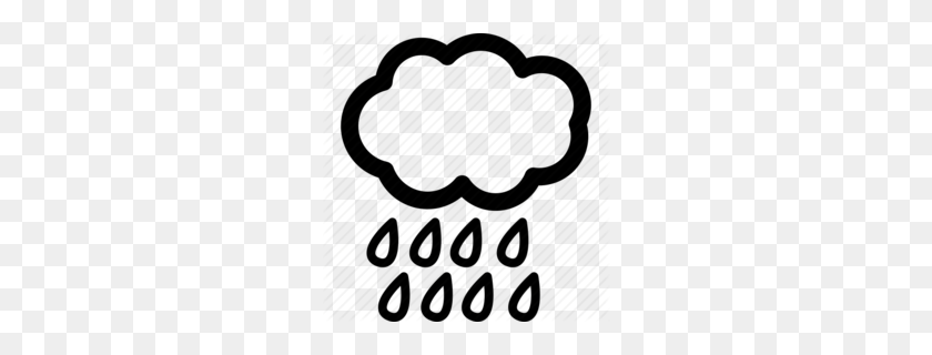 260x260 Rain Clipart - Precipitation Clipart