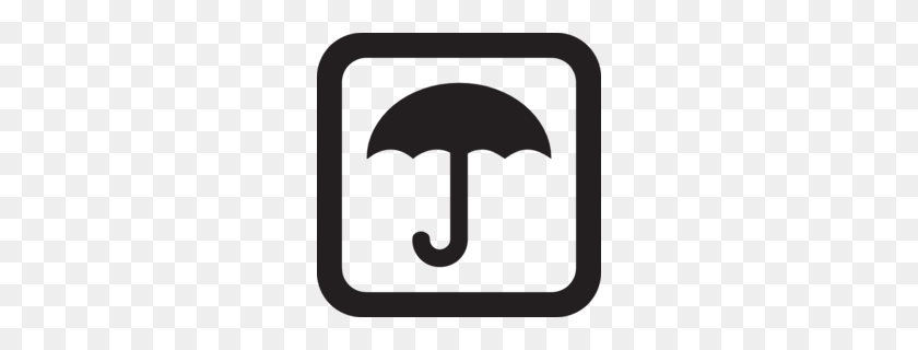 260x260 Rain Clipart - Umbrella Rain Clipart