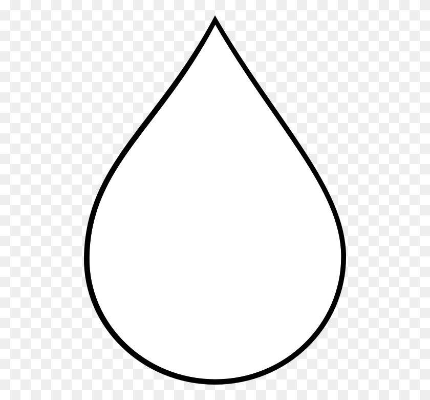 512x720 Rain Clipart Tear - Water Drop PNG