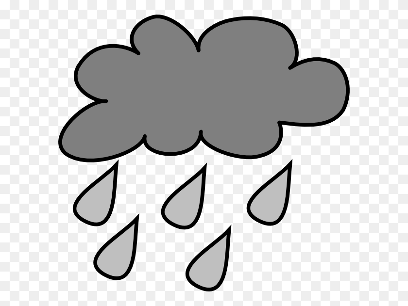 600x571 Rain Cloud Clip Art - Cloud Clipart