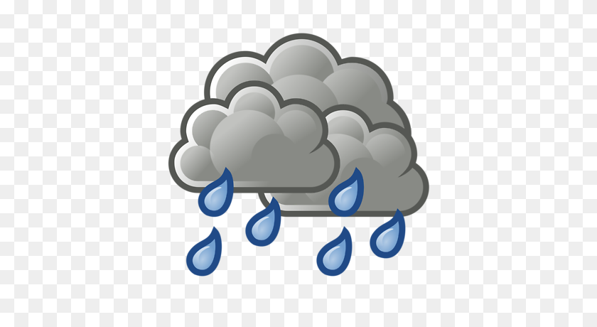 400x400 Rain Clouds Clipart Free Images - Rainy Day Clipart