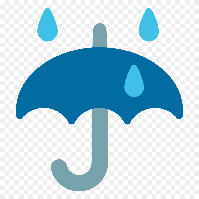 2000x2000 Дождь Emoji Клипарт, Изучите Картинки - Зонтик Дождь Клипарт