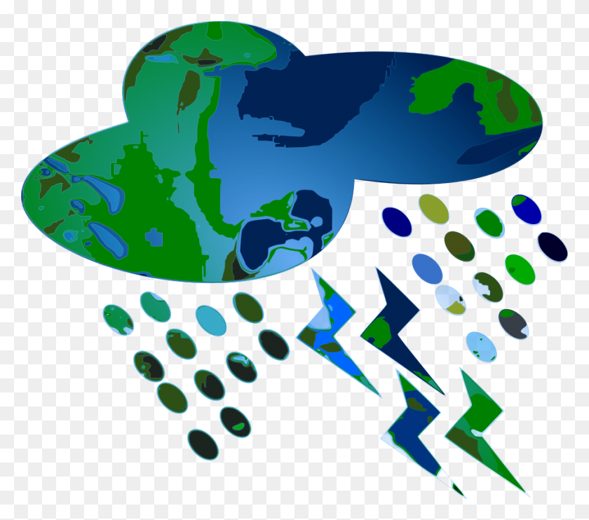 900x788 Rain On Planet Png Clip Arts For Web - Planet Clipart PNG