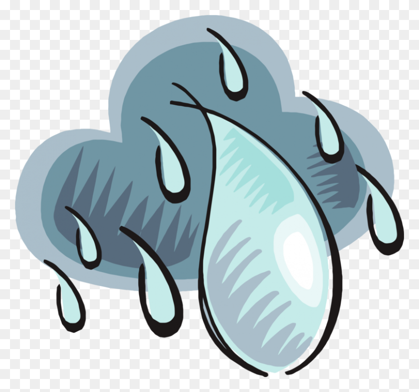 805x750 Rain Weather Forecasting Meteorology Thunderstorm - Precipitation Clipart