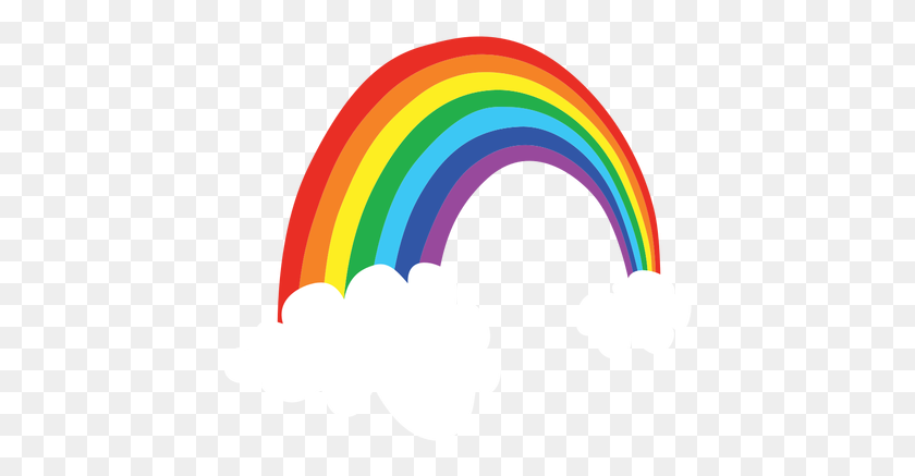 435x377 Rainbow - Iris PNG