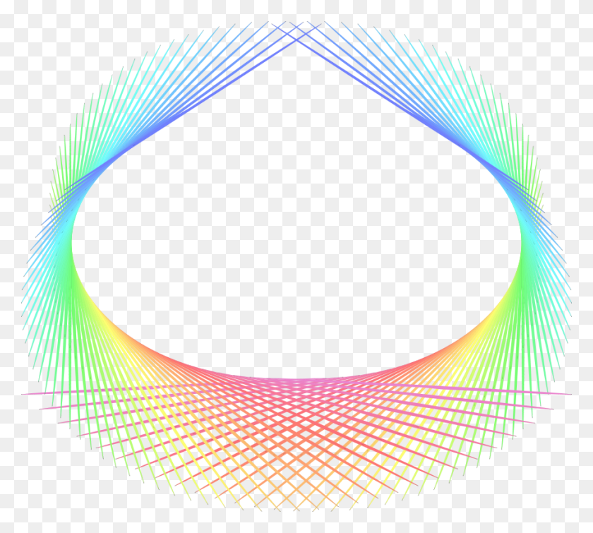 900x803 Rainbow Abstract Element Png Clip Arts For Web - Rainbow Line PNG