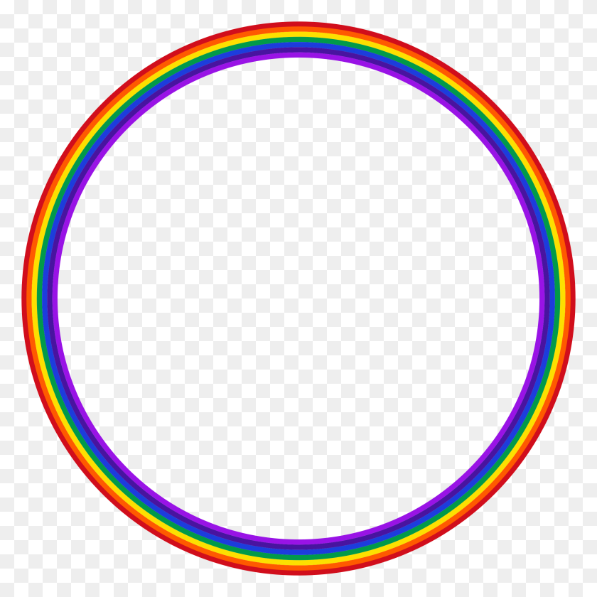 2368x2368 Rainbow Circle Icons Png - Rainbow Circle PNG
