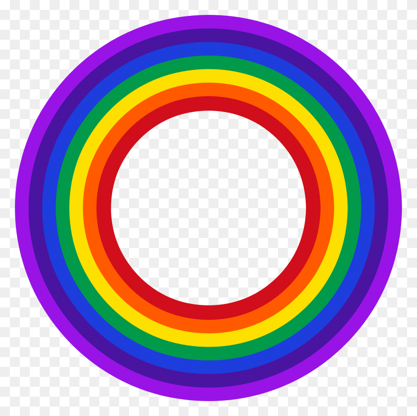 2324x2322 Rainbow Circle Mark Ii Icons Png - Rainbow Circle PNG