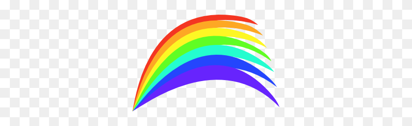 300x198 Rainbow Clip Art - Rainbow Clipart Free