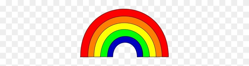 299x165 Rainbow Clip Art - Rainbow Clipart Image