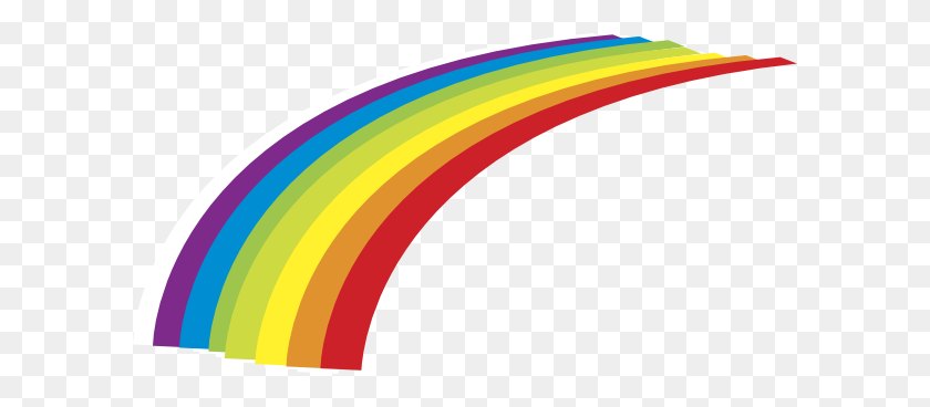 600x308 Rainbow Clip Art - Arcoiris PNG