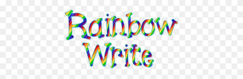400x214 Rainbow Clipart Write - Rainbow Images Clip Art
