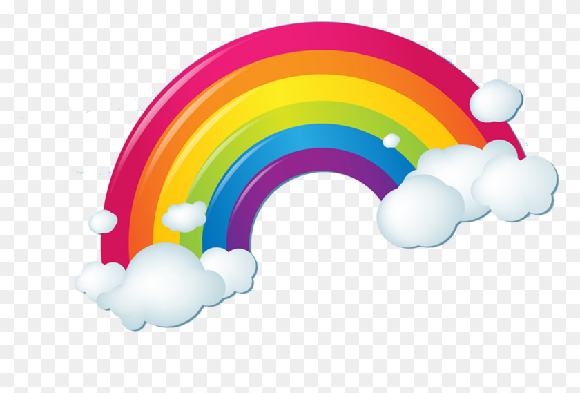 1112x726 Rainbow Cloud Iridescence - Rainbow With Clouds Clipart