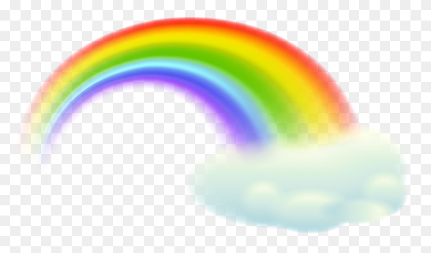 Rainbow Cloud Png Transparent Images - Rainbow PNG