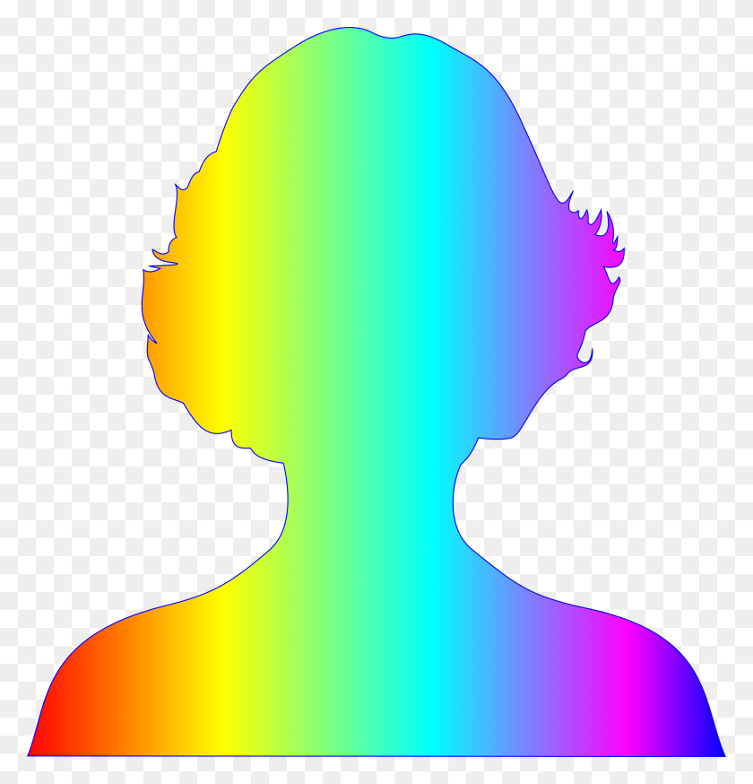 2299x2400 Rainbow Color Gradient Clip Art - Gradient PNG