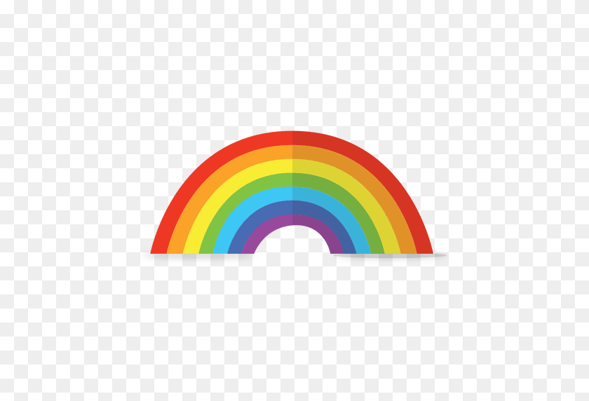 512x512 Rainbow Colorful - Rainbow Line PNG