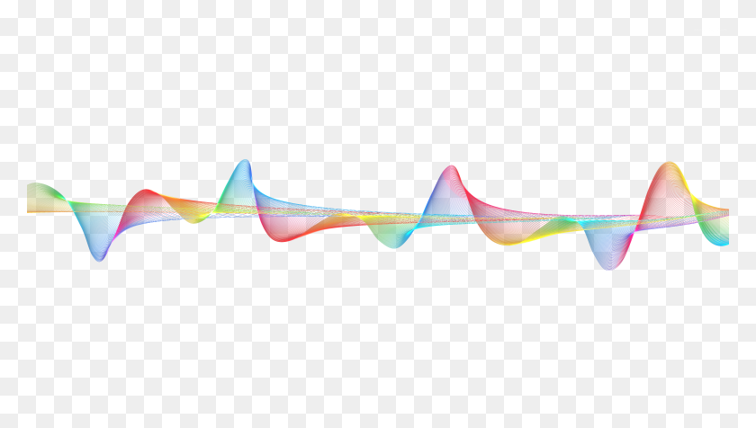 6000x3206 Rainbow Colors Oscillations Psdgraphics - Rainbow Transparent PNG
