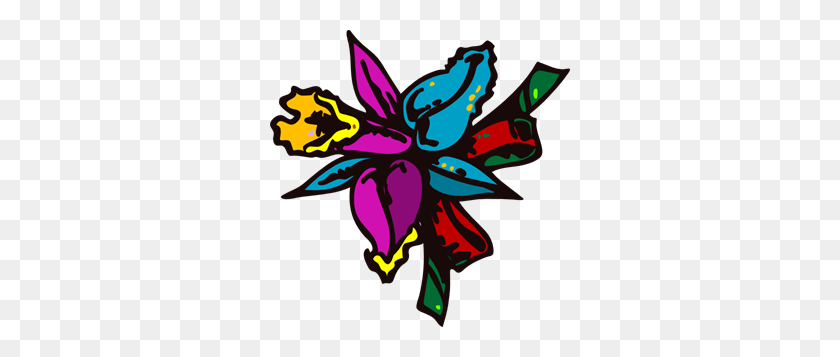 300x297 Rainbow Daffodil Png, Clip Art For Web - Daffodil Clip Art