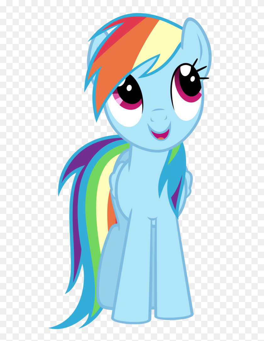 607x1024 Rainbow Dash Looking Up Transparent Png - Rainbow Dash PNG