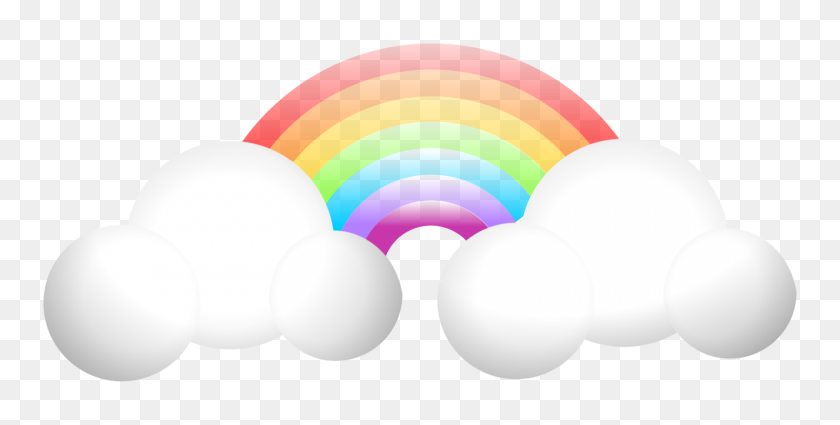 1599x750 Rainbow Download Cloud Drawing - Rainbow Cloud Clipart