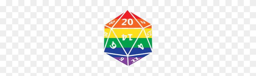 190x190 Rainbow Dungeons Dragons - D20 Png