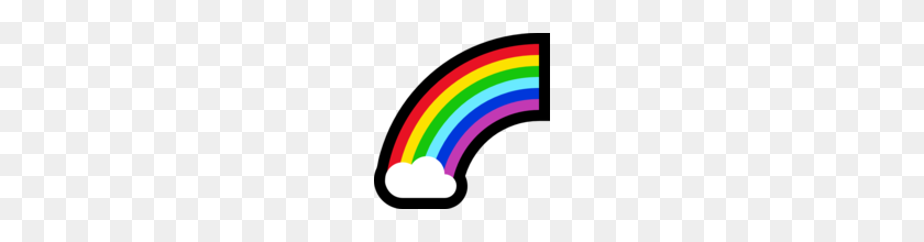 160x160 Rainbow Emoji On Microsoft Windows Anniversary Update - Rainbow Emoji PNG