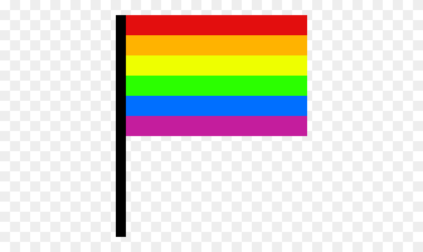 380x440 Bandera Del Arco Iris Pixel Art Maker - Bandera Del Arco Iris Png