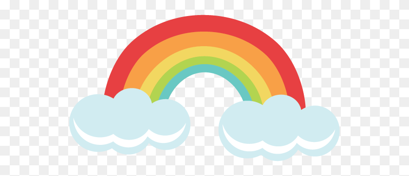556x302 Rainbow For Cutting Machines Rainbow Svgs Free Svgs Free - Rainbow Flower Clipart