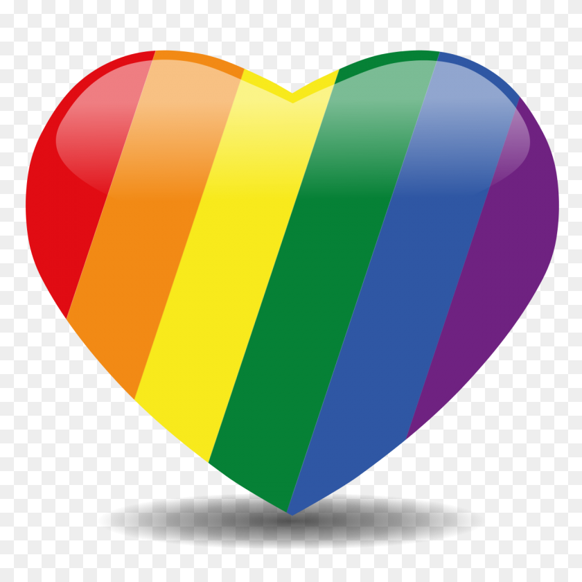 1200x1200 Rainbow Heart Png - Rainbow Emoji PNG