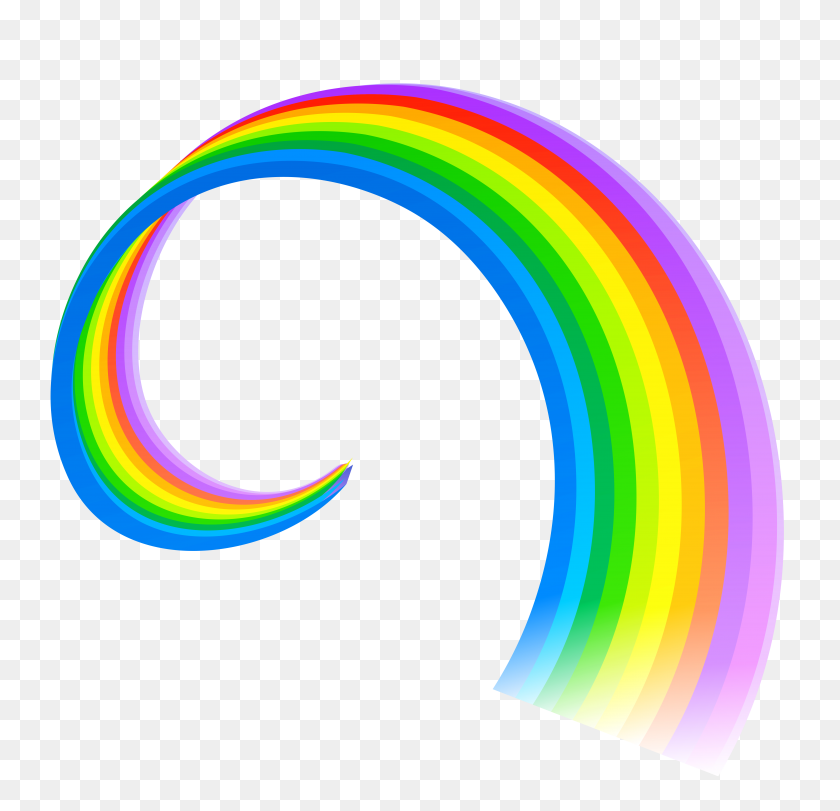 5270x5077 Rainbow Line Png - Rainbow Circle PNG