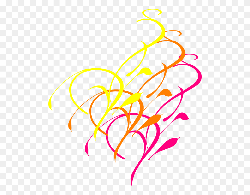 516x594 Rainbow Lines Clip Art - Rainbow Line PNG