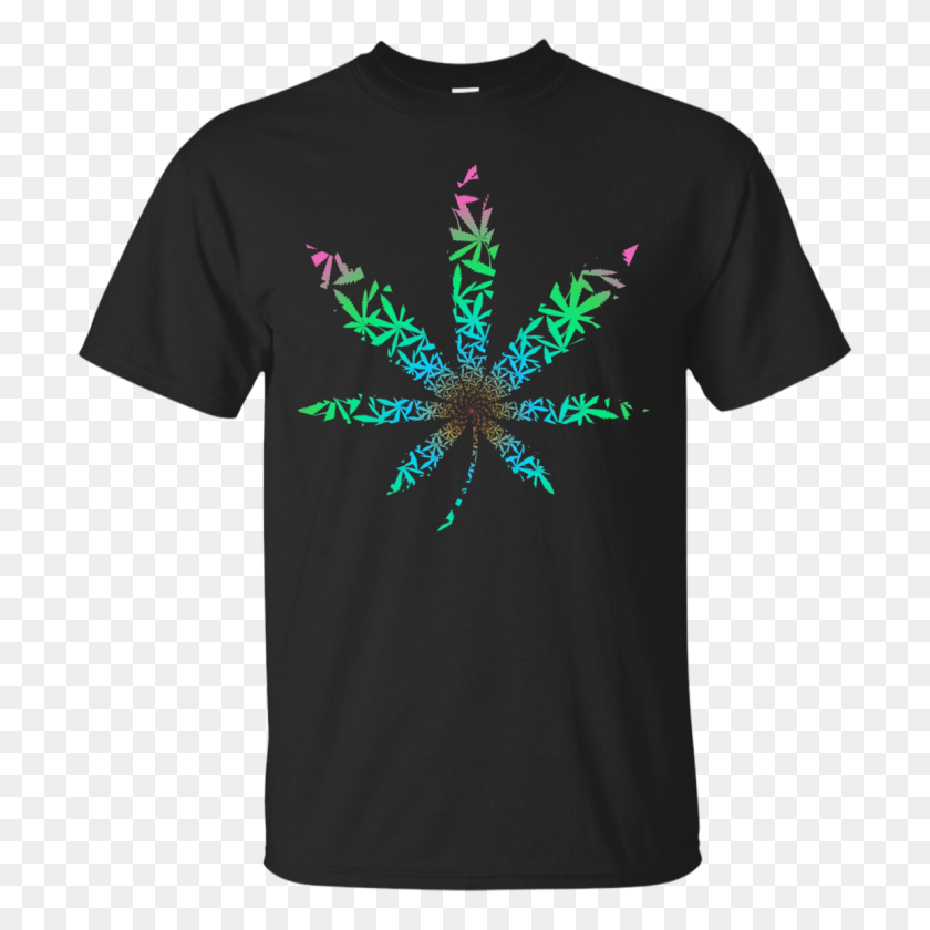 1155x1155 Rainbow Marijuana T Shirt Weed Blunt And Cannabis Smoker Shi Black - Weed Blunt PNG