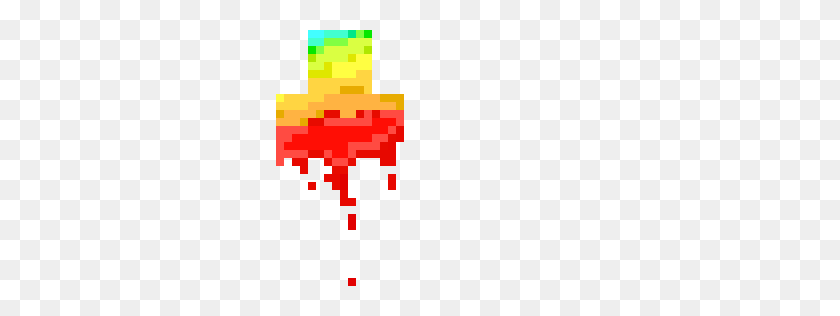 288x256 Rainbow Paint Minecraft Skins - Paint Drip PNG