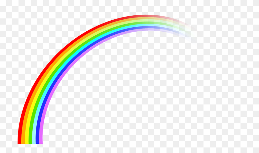 1600x900 Rainbow Pic - Половина Радуги Клипарт