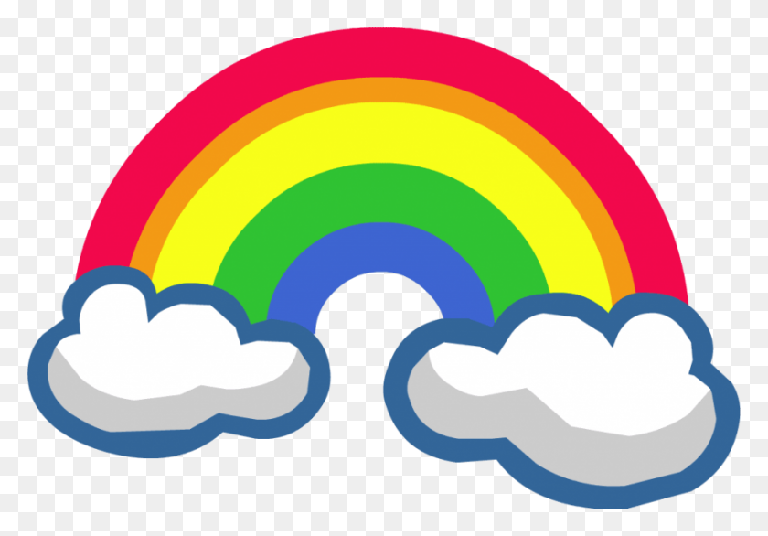 850x574 Rainbow Png - Rainbow PNG