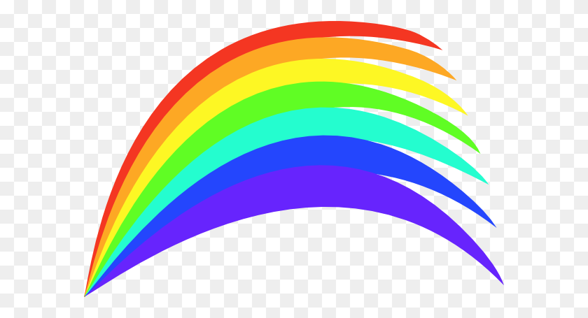 600x395 Rainbow Png, Clip Art For Web - Rainbow Banner Clipart
